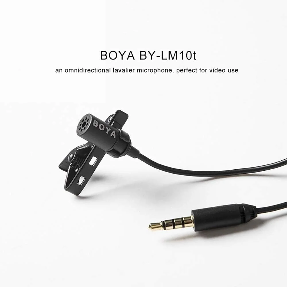 میکروفون خارجی BOYA مدل by-lm10 – مشکی میکروفون خارجی BOYA مدل by-lm10 – مشکی