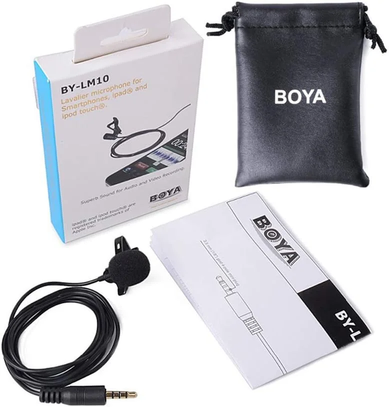 میکروفون خارجی BOYA مدل by-lm10 – مشکی میکروفون خارجی BOYA مدل by-lm10 – مشکی
