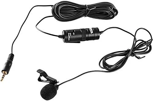 میکروفون خازنی الکترت بویا BY-M1 با سیم 6 متری مناسب موبایل، دوربین DSLR و فیلمبرداری میکروفون خازنی الکترت بویا BY-M1 با سیم 6 متری مناسب موبایل، دوربین DSLR و فیلمبرداری