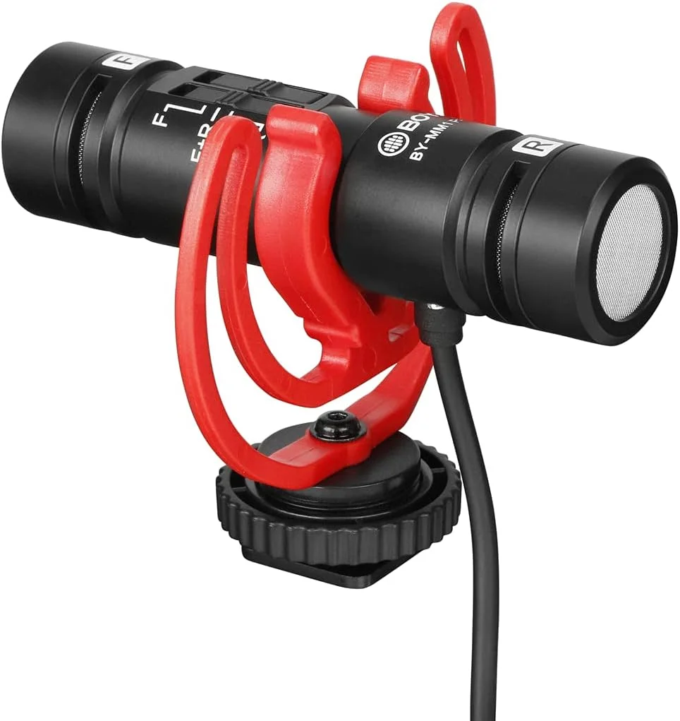 میکروفون شاتگان کاندنسر دو کپسولی BOYA BY-MM1 Pro میکروفون شاتگان کاندنسر دو کپسولی BOYA BY-MM1 Pro