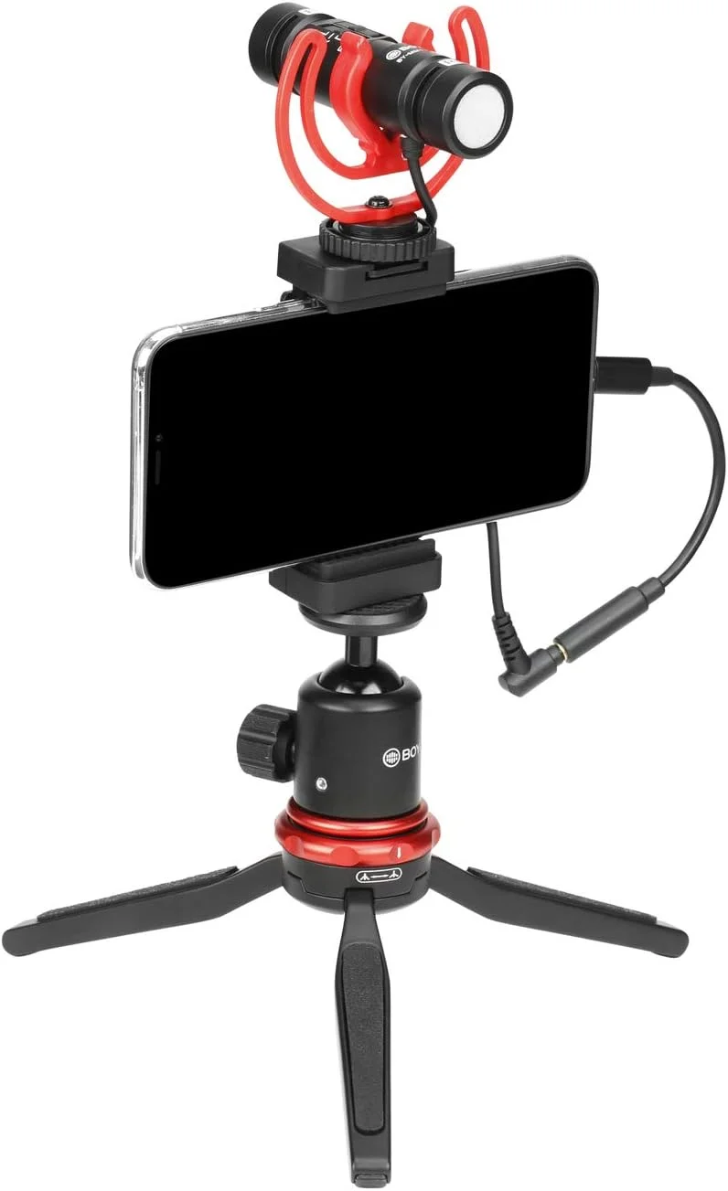 میکروفون شاتگان کاندنسر دو کپسولی BOYA BY-MM1 Pro میکروفون شاتگان کاندنسر دو کپسولی BOYA BY-MM1 Pro