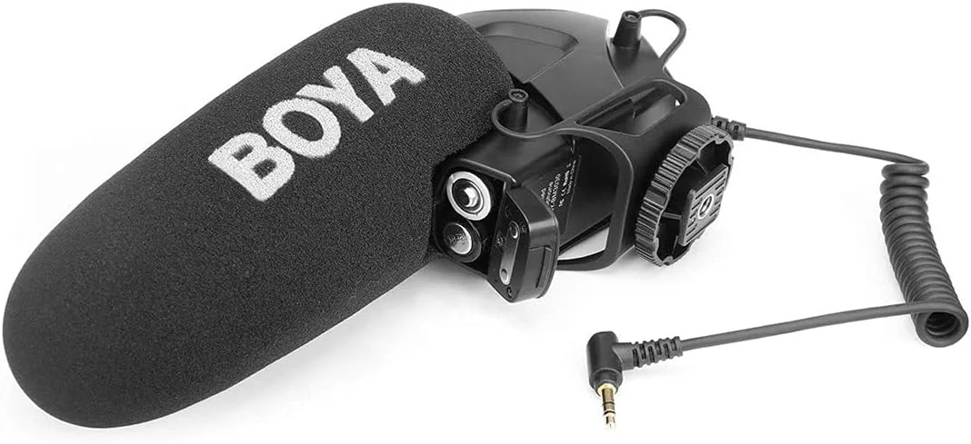 میکروفون کندانسور سوپرکاردیوئید Boya By-Bm3031 با کیفیت صدای عالی برای دوربین های DSLR، کمکوردها، ضبط کنندههای صدا و غیره، مشکی میکروفون کندانسور سوپرکاردیوئید Boya By-Bm3031 با کیفیت صدای عالی برای دوربین های DSLR، کمکوردها، ضبط کنندههای صدا و غیره، مشکی