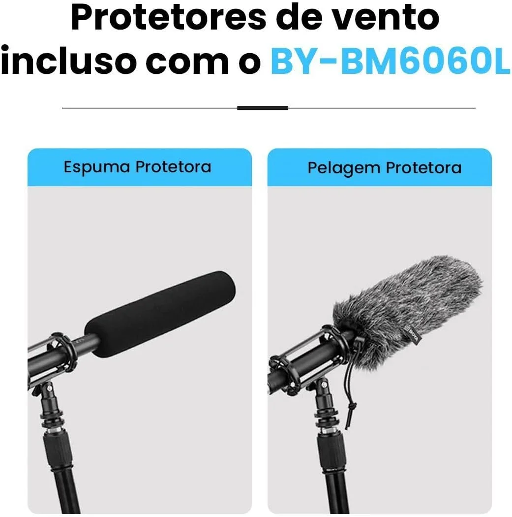 میکروفون شاتگان بلند بویا مدل By-Bm6060L میکروفون شاتگان بلند بویا مدل By-Bm6060L