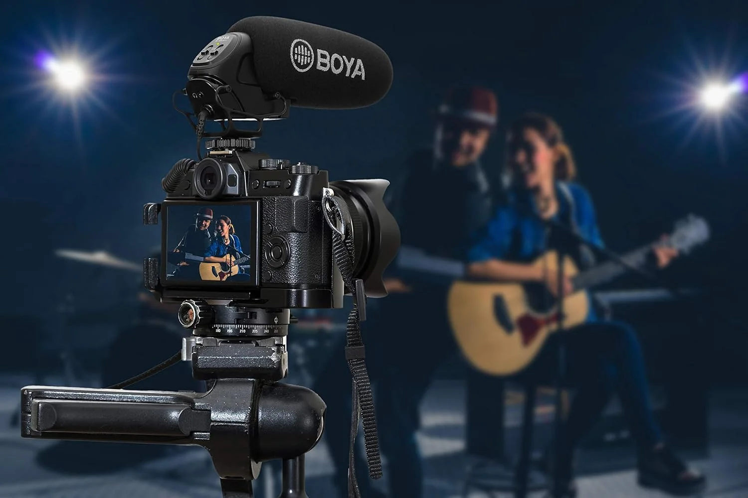 میکروفون کندانسور سوپرکاردیوئید Boya By-Bm3031 با کیفیت صدای عالی برای دوربین های DSLR، کمکوردها، ضبط کنندههای صدا و غیره، مشکی میکروفون کندانسور سوپرکاردیوئید Boya By-Bm3031 با کیفیت صدای عالی برای دوربین های DSLR، کمکوردها، ضبط کنندههای صدا و غیره، مشکی