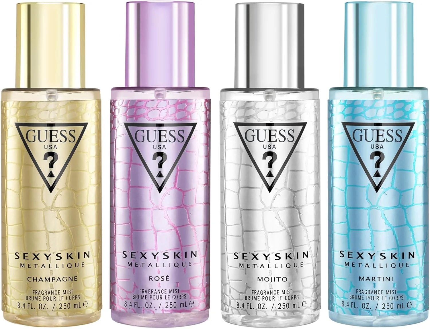 اسپری خوشبو کننده بدن زنانه گس مدل Sexy Skin Metallique Champagne حجم 250 میل اسپری خوشبو کننده بدن زنانه گس مدل Sexy Skin Metallique Champagne حجم 250 میل