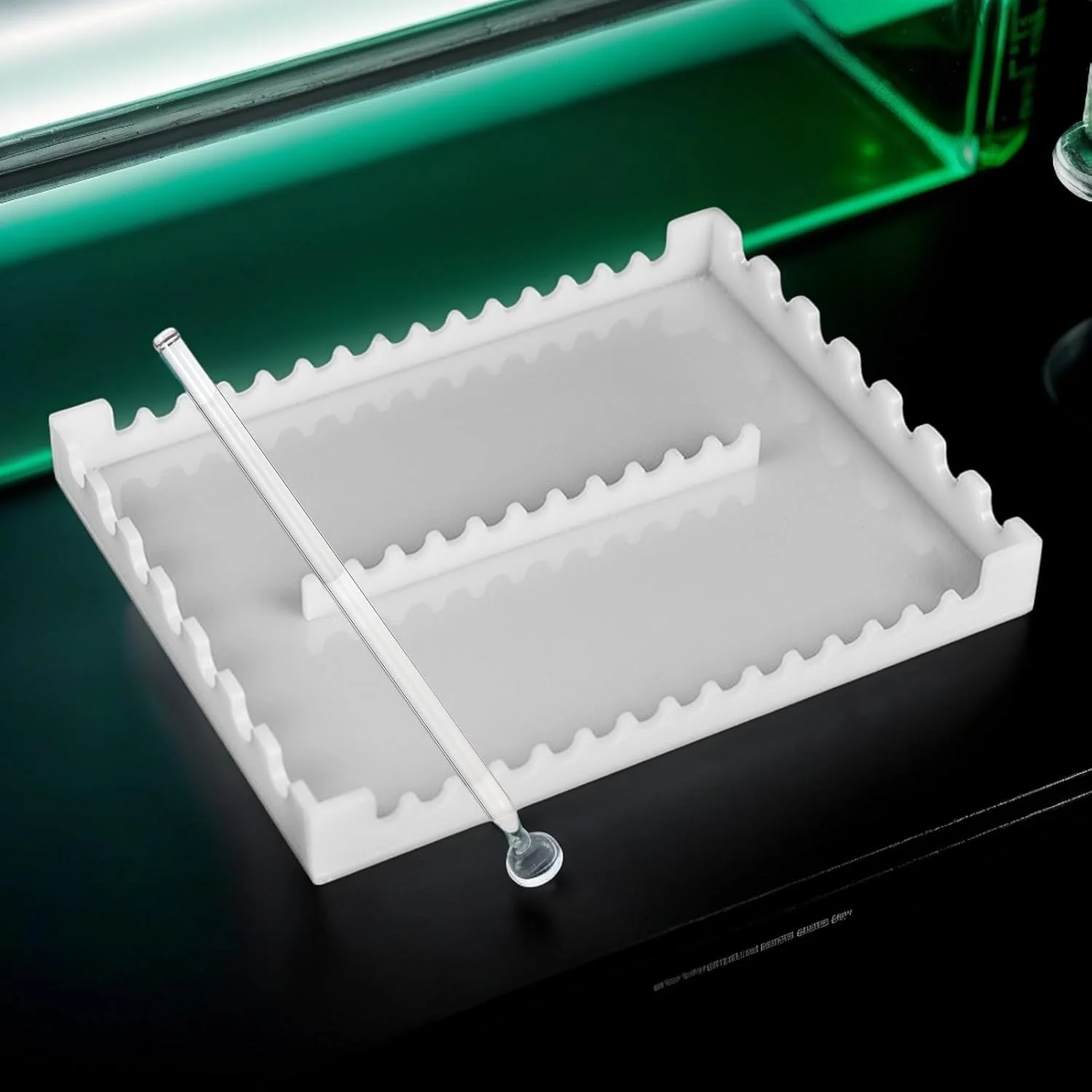 پایه پیپت | رک پیپت اکریلیک برای آزمایشگاه | براکت نگهداری تجهیزات آزمایشگاهی 22 خانه برای مبتدیان، دانشجویان، متخصصان، استودیو، کتابخانه پایه پیپت | رک پیپت اکریلیک برای آزمایشگاه | براکت نگهداری تجهیزات آزمایشگاهی 22 خانه برای مبتدیان، دانشجویان، متخصصان، استودیو، کتابخانه