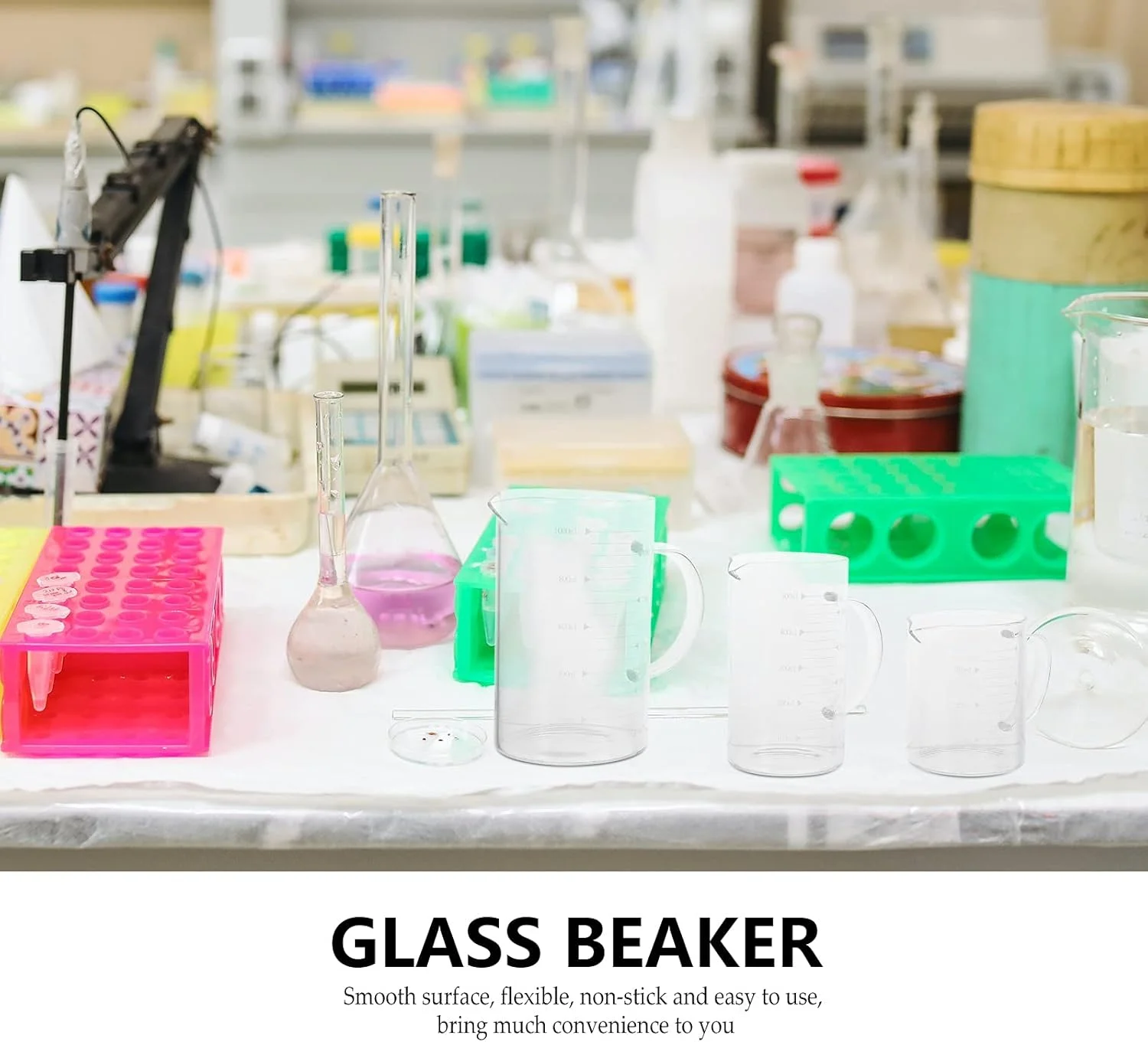 تجهیزات آزمایشگاهی 3 عدد فنجان اندازه گیری شیشه ای مدرج برای اندازه گیری مایعات و نگهداری تجهیزات آزمایشگاهی 3 عدد فنجان اندازه گیری شیشه ای مدرج برای اندازه گیری مایعات و نگهداری