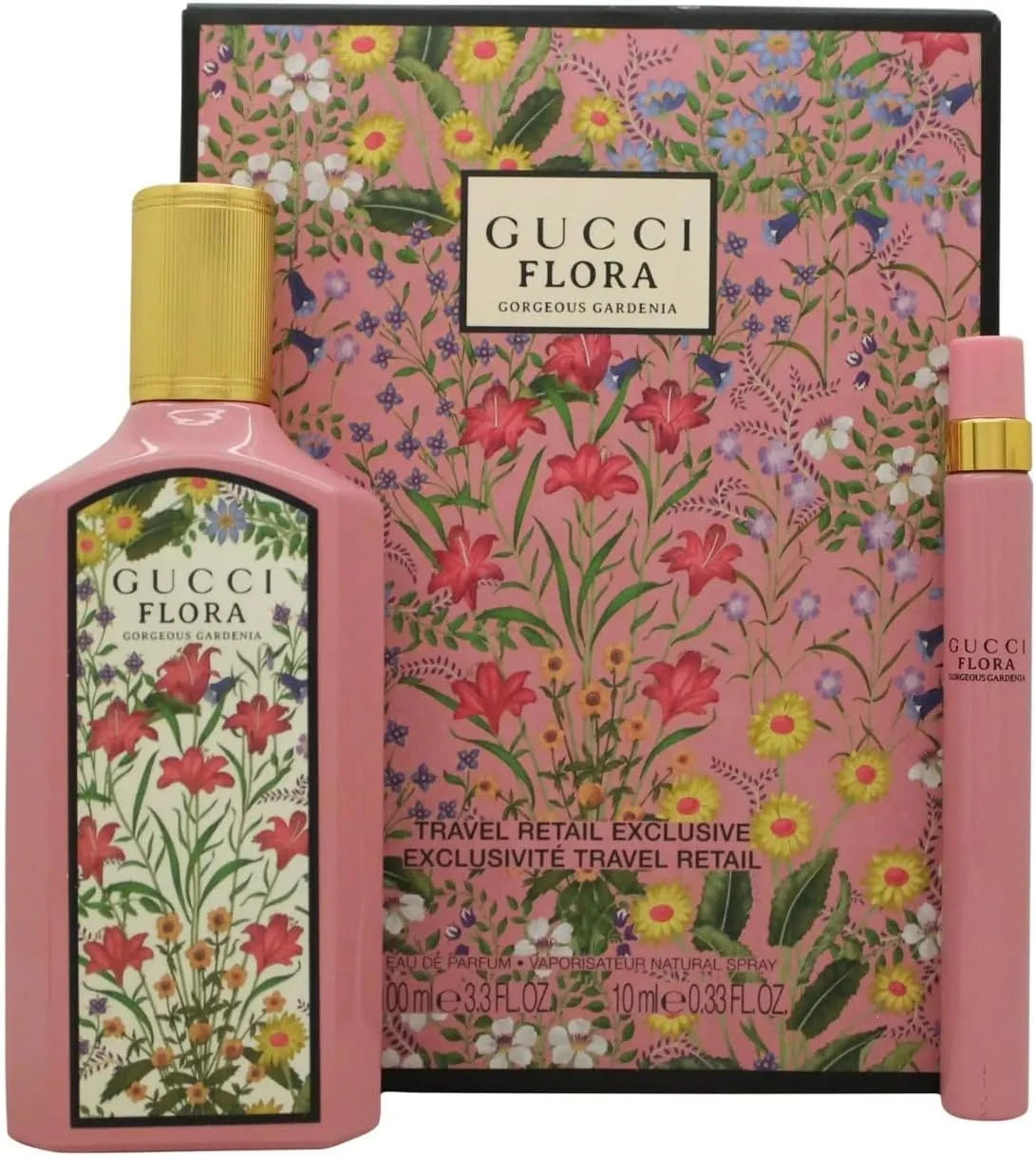 ست هدیه دو تکه Gucci Flora Gardenia: ادو پرفیوم 100 میلی لیتر - ادو پرفیوم 10 میلی لیتر ست هدیه دو تکه Gucci Flora Gardenia: ادو پرفیوم 100 میلی لیتر - ادو پرفیوم 10 میلی لیتر