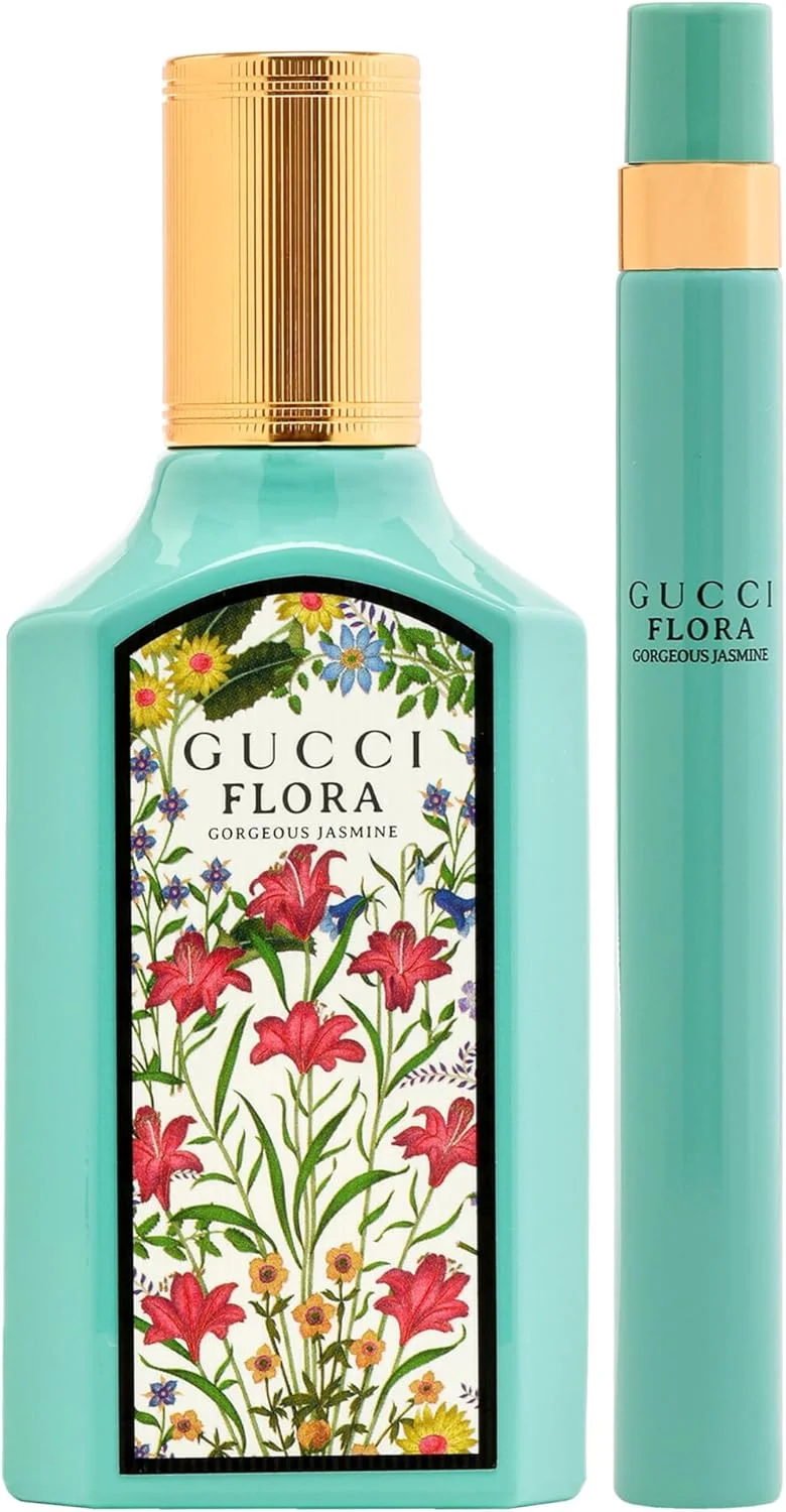 ست ادکلن زنانه Gucci Flora Gorgeous Jasmine (ادو پرفیوم 50 میل + ادو پرفیوم مینی 10 میل)