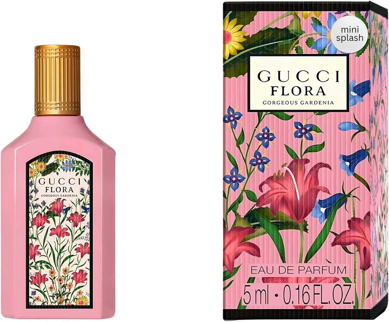 عطر زنانه گوچی فلورا گرجس گاردنیا ادو پرفیوم مینی اسپلش تاپ 4.7 میلی لیتر