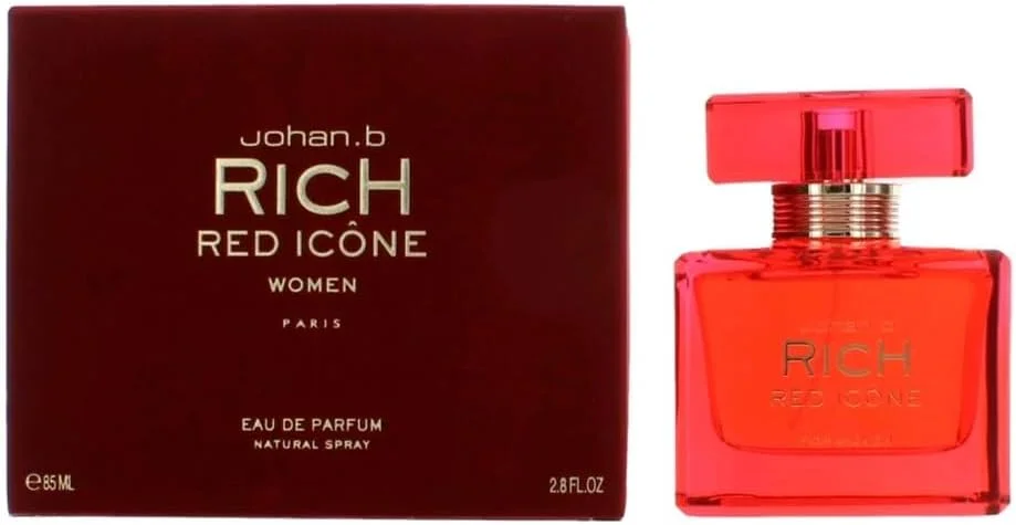 ادکلن زنانه ریچ رد آیکون ژپارلیس Geparlys RICH RED ICONE FOR WOMEN EDP 85 ML