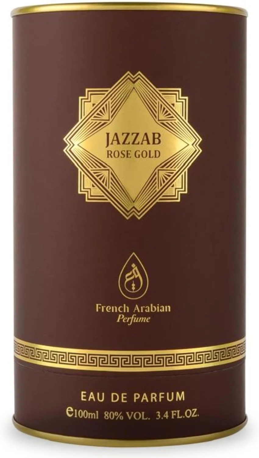 عطر عربی فرانسوی Jazzab Rose Gold Arab Perfume – Oud For Her Eau De Parfum 100ml همکاری بین فروش عطر زنانه من
