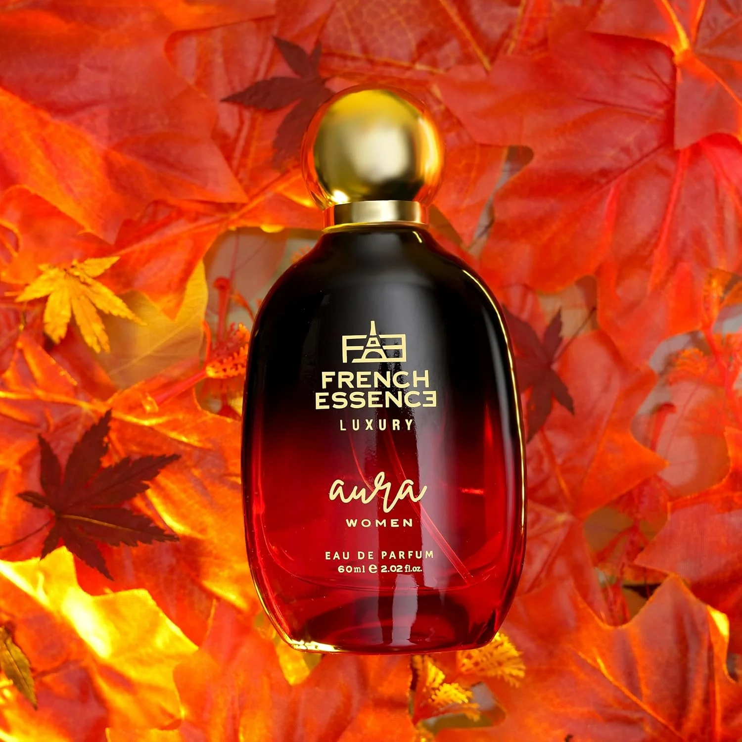 ادو پرفیوم زنانه French Essence، 60 میلی لیتر | عطر لوکس ممتاز | رایحه ماندگار | هدیه برای همسر و دوست دختر (Aura)