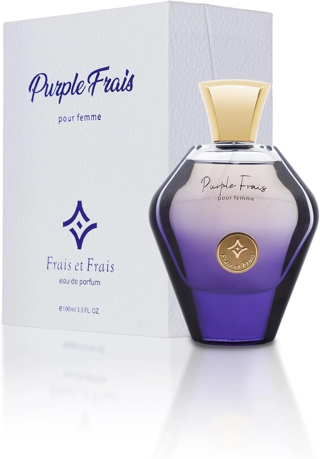 عطر زنانه فراس ات فراس مدل Purple Frais حجم 100 میلی لیتر - ادو پرفیوم - رایحه شرقی با چرم، انگور فرنگی سیاه و وانیل