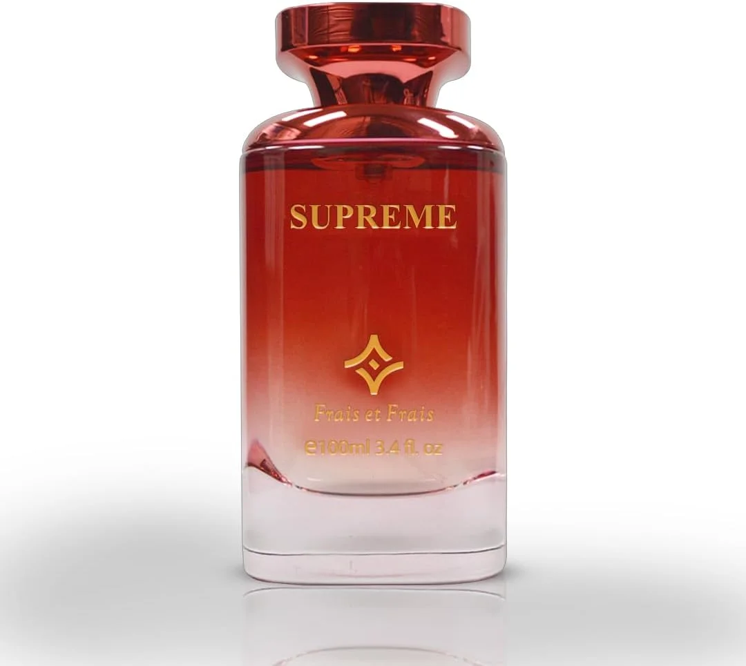 ادکلن زنانه فریس ات فریس مدل Supreme حجم 100 میل - ادو پرفیوم با ماندگاری طولانی، رایحه ممتاز با گیلاس و یاس ادکلن زنانه فریس ات فریس مدل Supreme حجم 100 میل - ادو پرفیوم با ماندگاری طولانی، رایحه ممتاز با گیلاس و یاس