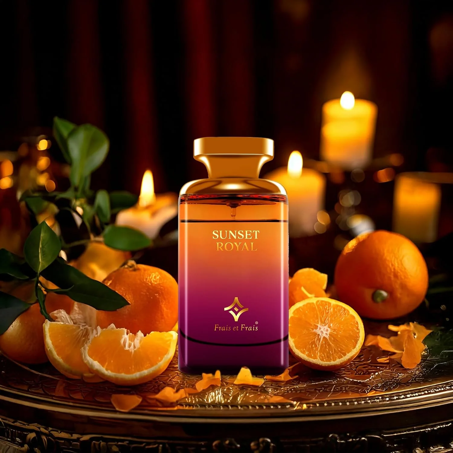 ادکلن فراس ات فراس Sunset Royal حجم 100 میلی لیتر - ادو پرفیوم - رایحه گلی پودری یونیسکس با ترنج، ریشه زنبق و دانه تونکا ادکلن فراس ات فراس Sunset Royal حجم 100 میلی لیتر - ادو پرفیوم - رایحه گلی پودری یونیسکس با ترنج، ریشه زنبق و دانه تونکا