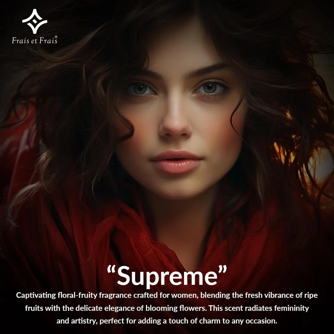 ادکلن زنانه فریس ات فریس مدل Supreme حجم 100 میل - ادو پرفیوم با ماندگاری طولانی، رایحه ممتاز با گیلاس و یاس ادکلن زنانه فریس ات فریس مدل Supreme حجم 100 میل - ادو پرفیوم با ماندگاری طولانی، رایحه ممتاز با گیلاس و یاس