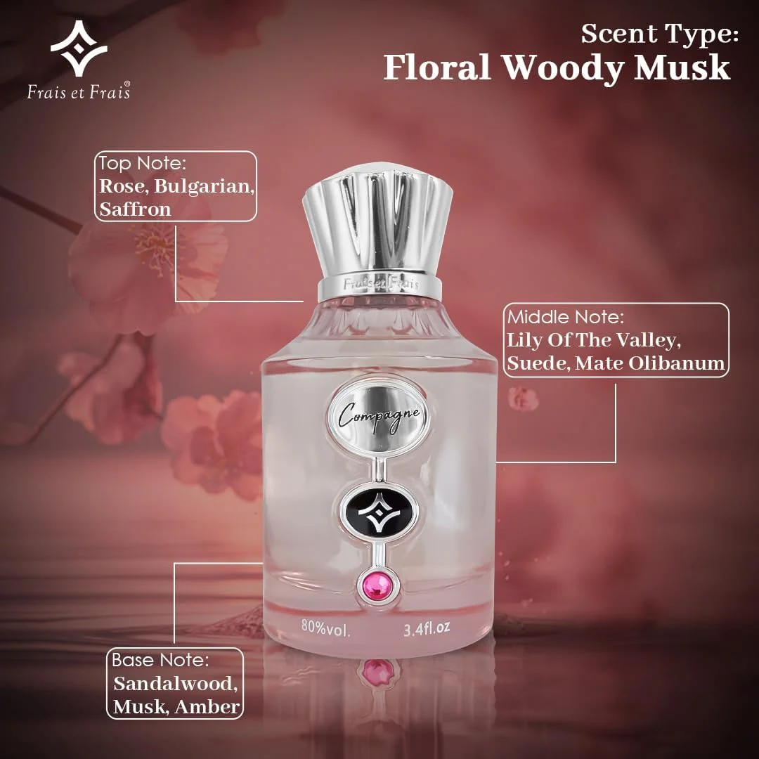عطر زنانه فرایس ات فرایس کمپاین 100 میلی لیتر - ادو پرفیوم - ماندگاری طولانی، عطر زنانه ممتاز با رایحه گل رز و چرم جیر عطر زنانه فرایس ات فرایس کمپاین 100 میلی لیتر - ادو پرفیوم - ماندگاری طولانی، عطر زنانه ممتاز با رایحه گل رز و چرم جیر