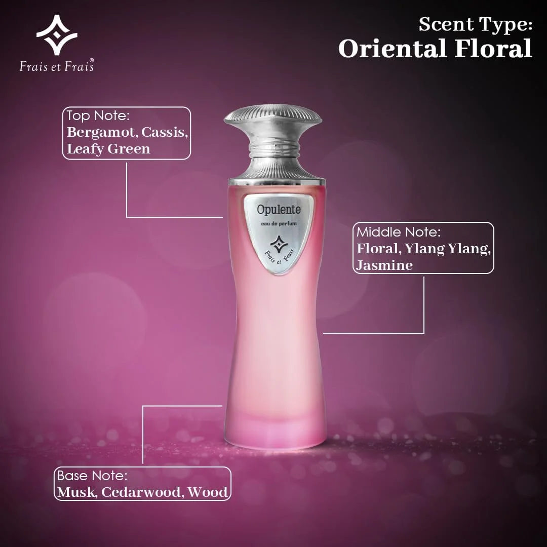 ادکلن زنانه فراس ات فراس Opulente حجم 100 میلی لیتر - ادو پرفیوم - رایحه گلی شرقی با ترنج، یلانگ یلانگ و مشک ادکلن زنانه فراس ات فراس Opulente حجم 100 میلی لیتر - ادو پرفیوم - رایحه گلی شرقی با ترنج، یلانگ یلانگ و مشک