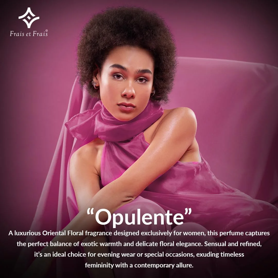 ادکلن زنانه فراس ات فراس Opulente حجم 100 میلی لیتر - ادو پرفیوم - رایحه گلی شرقی با ترنج، یلانگ یلانگ و مشک ادکلن زنانه فراس ات فراس Opulente حجم 100 میلی لیتر - ادو پرفیوم - رایحه گلی شرقی با ترنج، یلانگ یلانگ و مشک