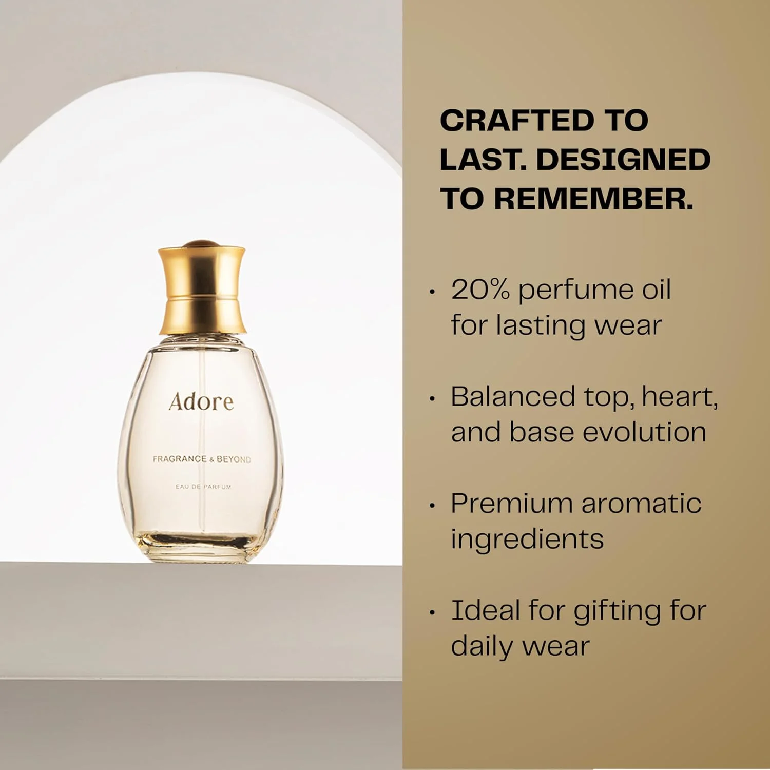 عطر ادکلن زنانه Fragrance & Beyond Adore با حجم 100 میلی لیتر - ترکیبی لوکس فرانسوی با رایحه شکوفه پرتقال، یاس و وانیل ماداگاسکار | رایحه ماندگار و ممتاز | بهترین هدیه برای زنان عطر ادکلن زنانه Fragrance & Beyond Adore با حجم 100 میلی لیتر - ترکیبی لوکس فرانسوی با رایحه شکوفه پرتقال، یاس و وانیل ماداگاسکار | رایحه ماندگار و ممتاز | بهترین هدیه برای زنان