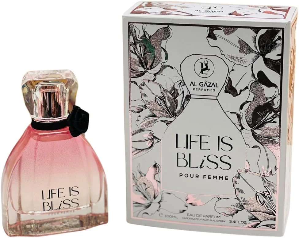 عطر زنانه فراگرنس سکرتز AL GAZAL LIFE IS BLISS POUR FEMME 100ML / عطر زنانه / بهترین عطرهای فرانسوی