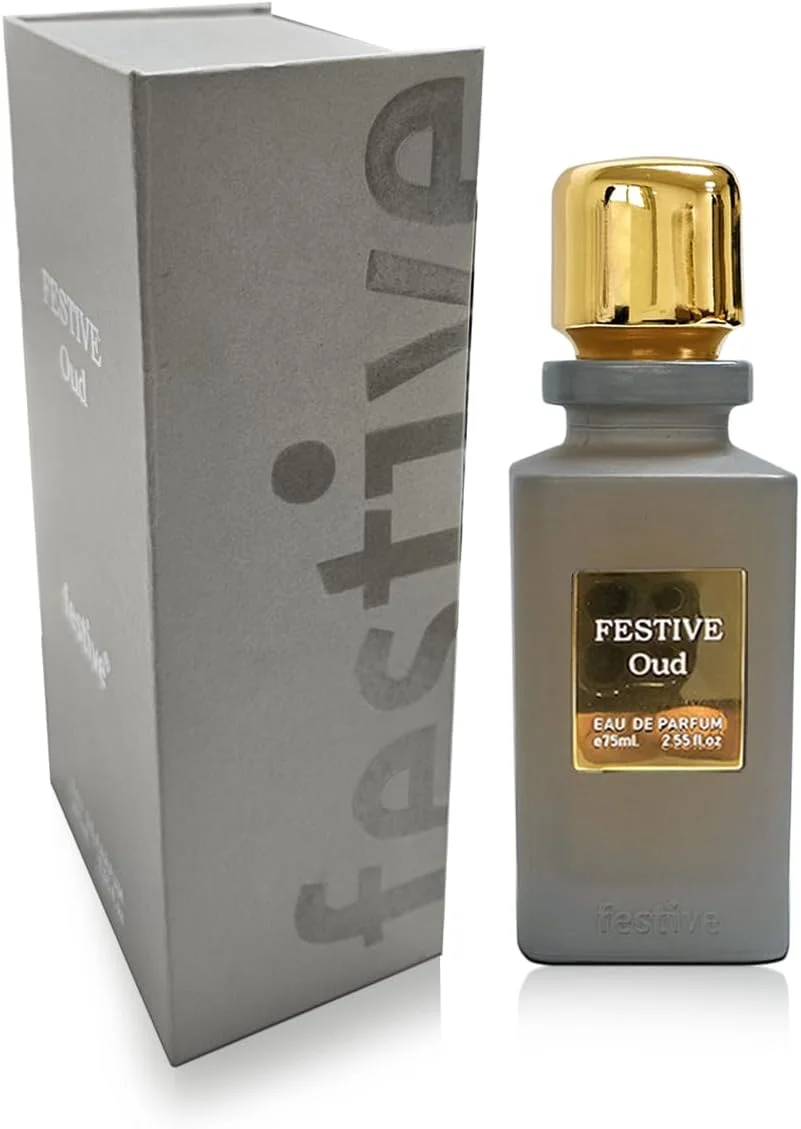 Festive Oud، ادو پرفیوم، عطر عود با کیفیت عالی، یونیسکس، برای آقایان و خانم ها، 75 میلی لیتر. ادو پرفیوم Festive Oud یک اثر هنری است، رایحه عود شیرین سفارشی آن با جعبه هدیه لوکس ارائه می شود. Festive Oud، ادو پرفیوم، عطر عود با کیفیت عالی، یونیسکس، برای آقایان و خانم ها، 75 میلی لیتر. ادو پرفیوم Festive Oud یک اثر هنری است، رایحه عود شیرین سفارشی آن با جعبه هدیه لوکس ارائه می شود.