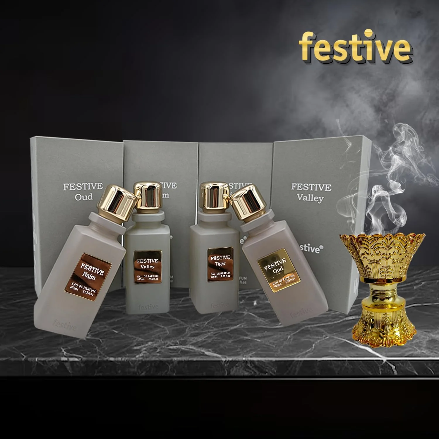 عطر فستیو ولی، ادو پرفیوم، عطر ممتاز ایمپریال ولی یونیسکس، برای مردان و زنان 75 میلی لیتر. ایمپریال ولی یک عطر کهربایی چوبی برای زنان و مردان با جعبه هدیه لوکس است.