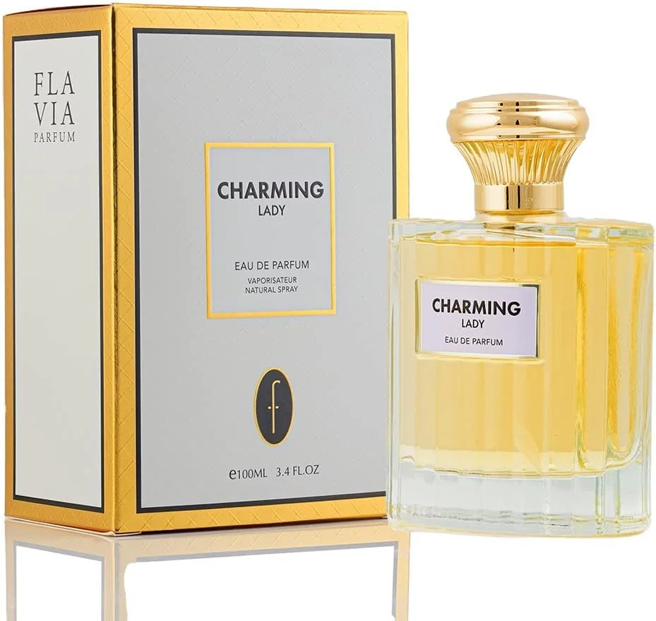 ادکلن زنانه فلاویا پرفیومز مدل Charming Lady Eau De Parfum حجم 100 میلی لیتر، عطر و ادکلن، مخصوص بانوان ادکلن زنانه فلاویا پرفیومز مدل Charming Lady Eau De Parfum حجم 100 میلی لیتر، عطر و ادکلن، مخصوص بانوان