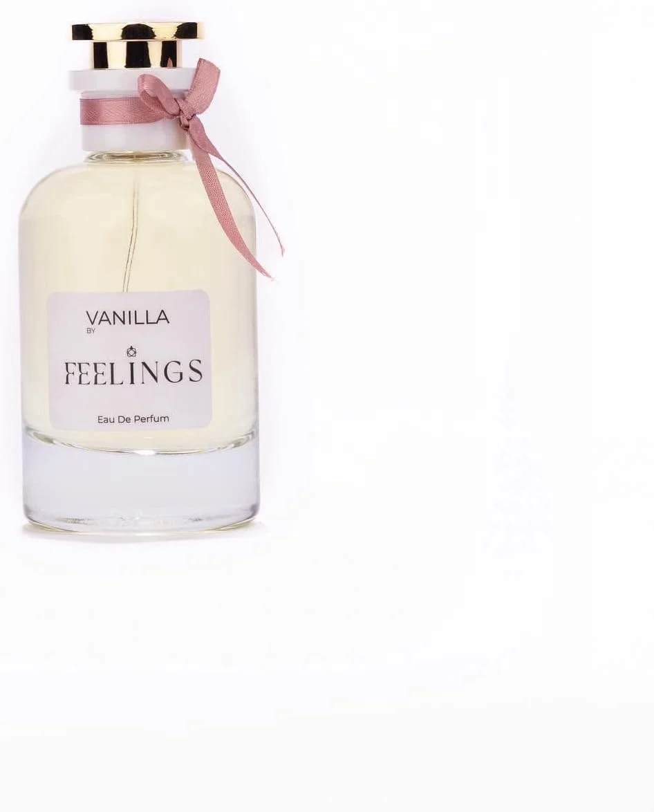 عطر وانیل Feelings Perfumes - ادو پرفیوم پودری شیرین 100 میلی لیتر، رایحه لوکس و ماندگار در بطری شیک زنانه عطر وانیل Feelings Perfumes - ادو پرفیوم پودری شیرین 100 میلی لیتر، رایحه لوکس و ماندگار در بطری شیک زنانه
