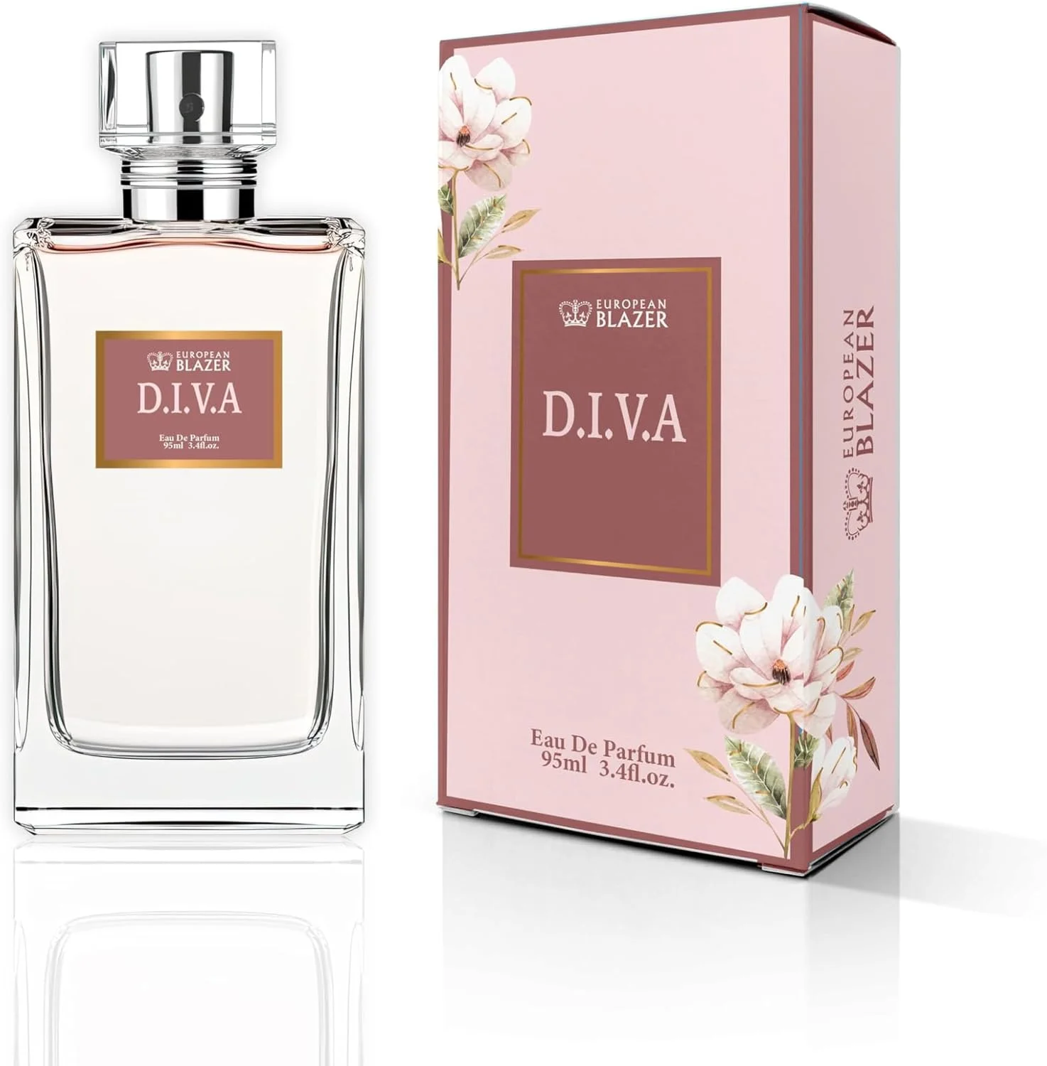 عطر زنانه بلیزر اروپایی، رایحه جسورانه، ادو پرفیوم، DIVA - 95 میلی لیتر