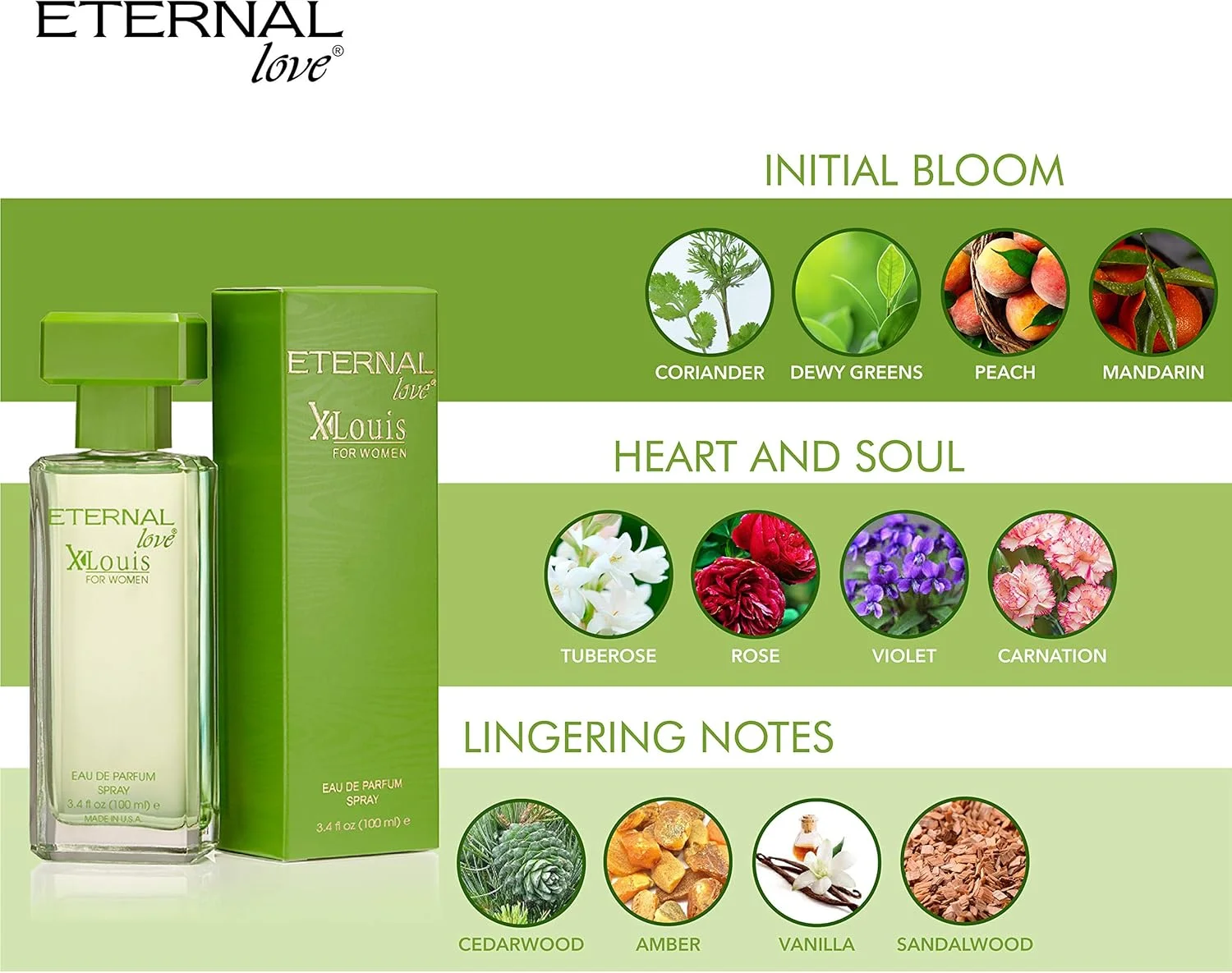 ادو پرفیوم زنانه Eternal Love X'Louis Fresh، 100 میلی لیتر