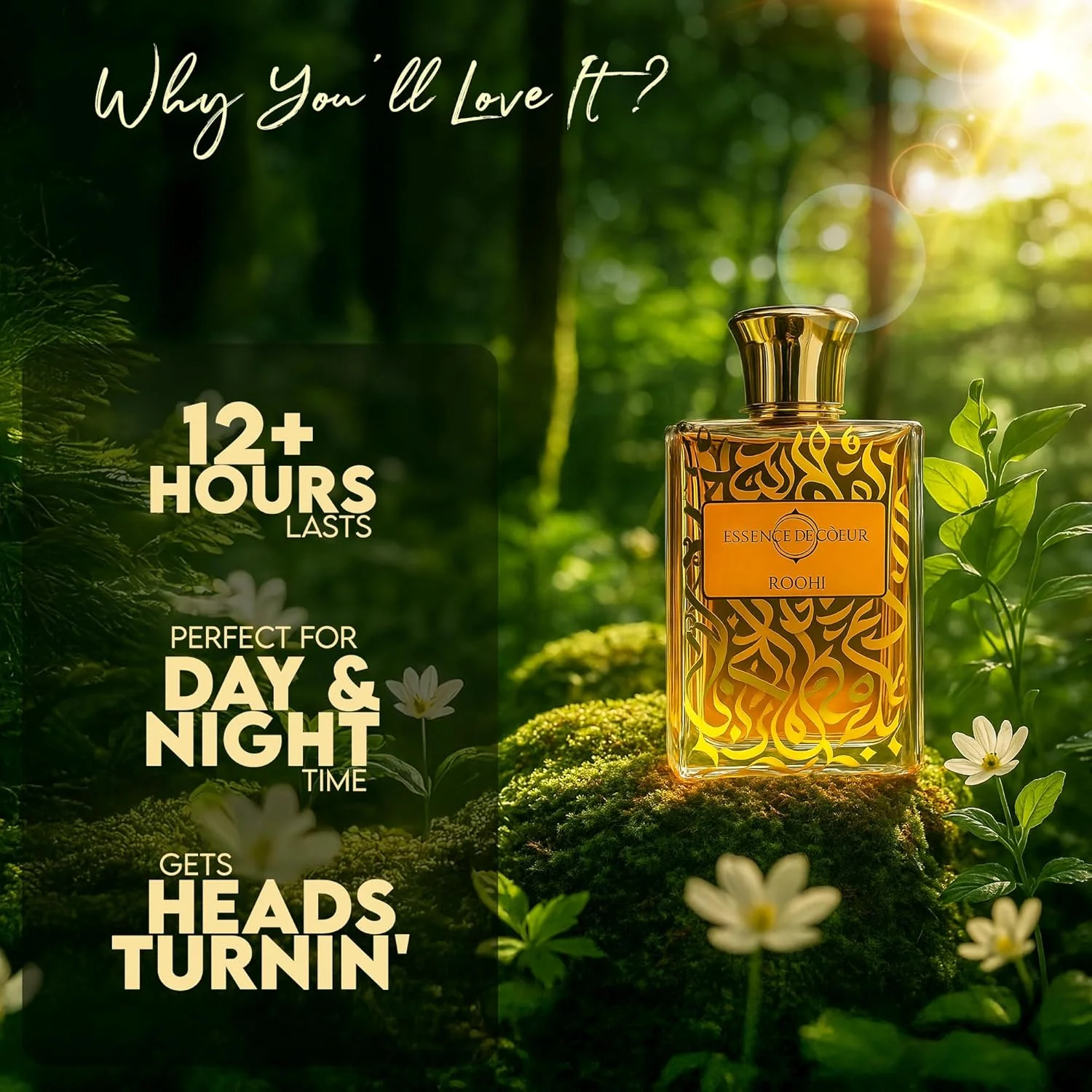 عطر روحی عود Essence De Coeur برای آقایان و بانوان - عطر بدون الکل ماندگار با عود و مشک - رایحه عربی شرقی - رایحه شیک و یونیسکس برای استفاده روزانه یا هدیه دادن - 100 میلی لیتر عطر روحی عود Essence De Coeur برای آقایان و بانوان - عطر بدون الکل ماندگار با عود و مشک - رایحه عربی شرقی - رایحه شیک و یونیسکس برای استفاده روزانه یا هدیه دادن - 100 میلی لیتر