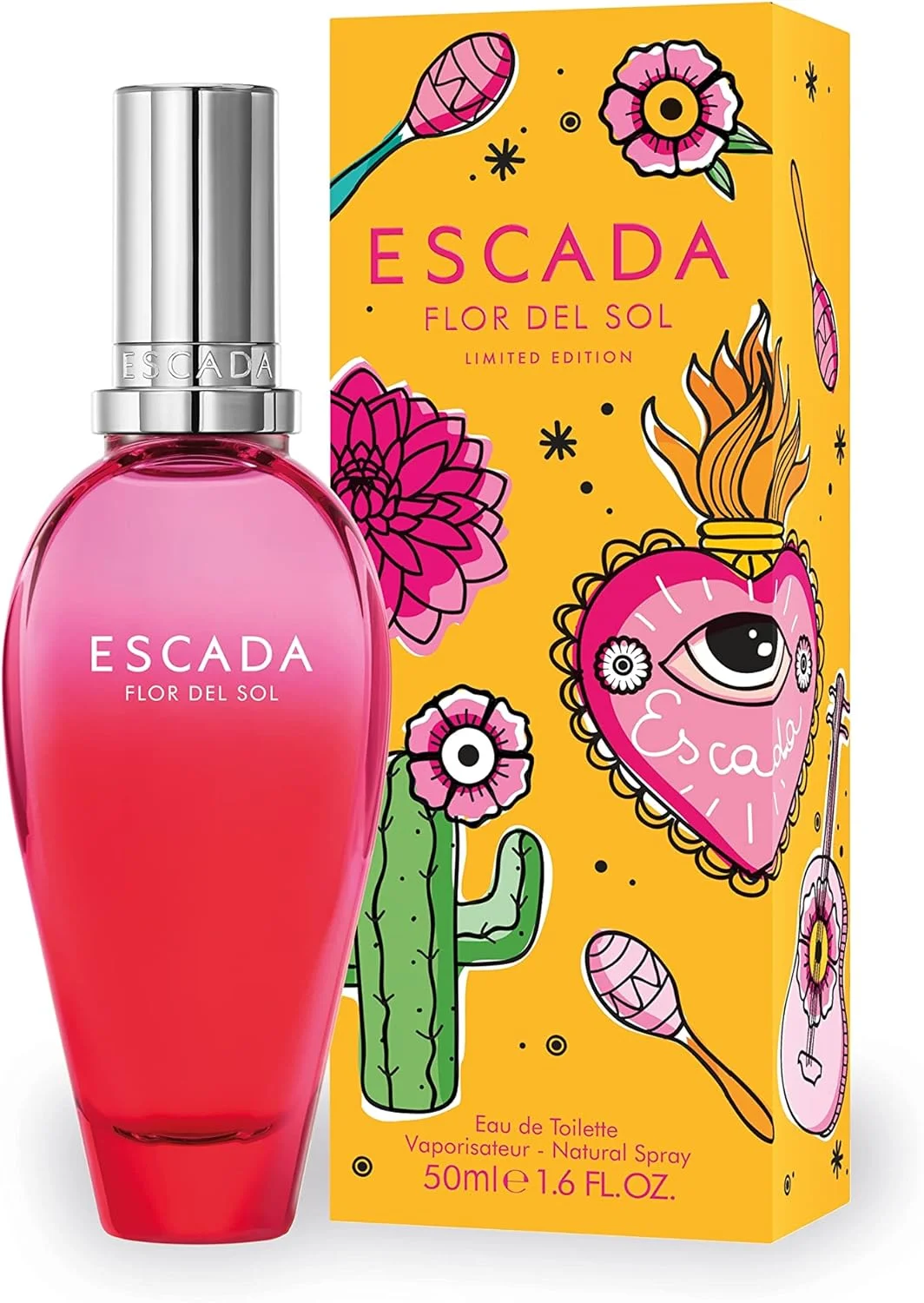 ادکلن زنانه اسکادا فلور دل سول ادو تویلت ESCADA Flor del Sol، حجم 50 میلی لیتر ادکلن زنانه اسکادا فلور دل سول ادو تویلت ESCADA Flor del Sol، حجم 50 میلی لیتر
