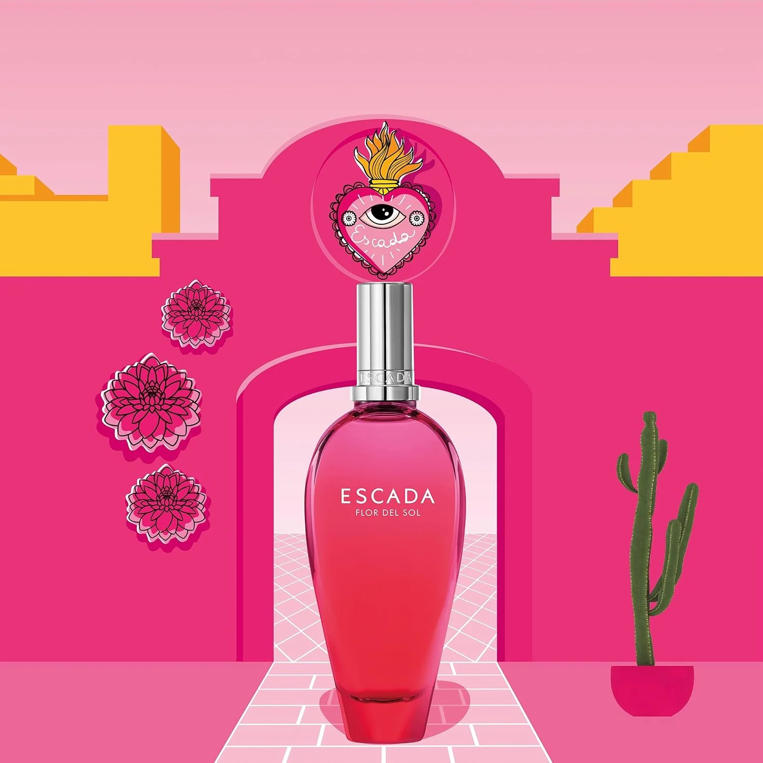 ادکلن زنانه اسکادا فلور دل سول ادو تویلت ESCADA Flor del Sol، حجم 50 میلی لیتر ادکلن زنانه اسکادا فلور دل سول ادو تویلت ESCADA Flor del Sol، حجم 50 میلی لیتر