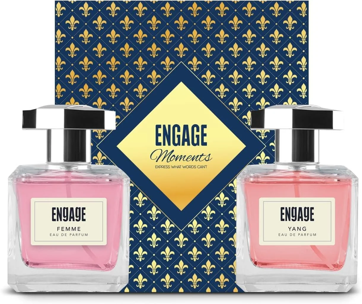 ست هدیه عطر زنانه لوکس Engage Moments، ماندگاری طولانی، 200 میلی لیتر، بسته 2 عددی، رایحه میوه ای و گلی، هدیه تولد ایده آل