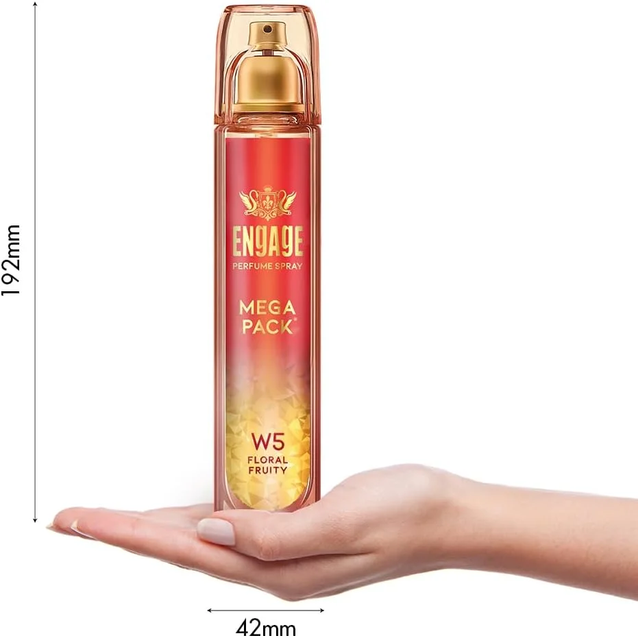 عطر زنانه Engage W5، رایحه گلی و میوه ای، عطر سازگار با پوست زنانه، 160 میلی لیتر عطر زنانه Engage W5، رایحه گلی و میوه ای، عطر سازگار با پوست زنانه، 160 میلی لیتر