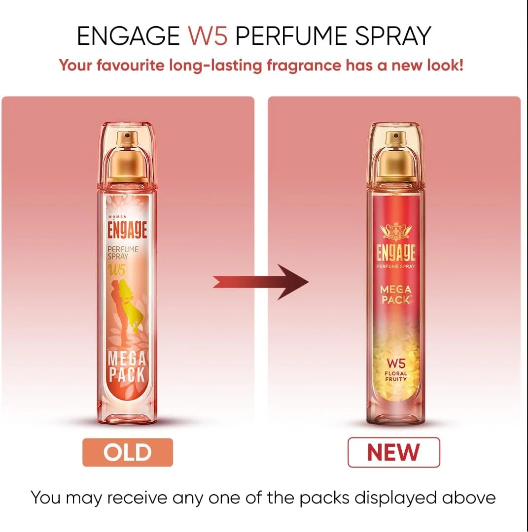عطر زنانه Engage W5، رایحه گلی و میوه ای، عطر سازگار با پوست زنانه، 160 میلی لیتر عطر زنانه Engage W5، رایحه گلی و میوه ای، عطر سازگار با پوست زنانه، 160 میلی لیتر