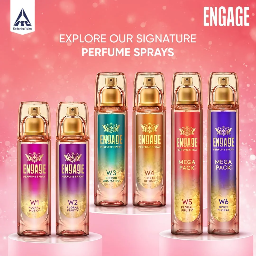 عطر زنانه Engage W5، رایحه گلی و میوه ای، عطر سازگار با پوست زنانه، 160 میلی لیتر عطر زنانه Engage W5، رایحه گلی و میوه ای، عطر سازگار با پوست زنانه، 160 میلی لیتر