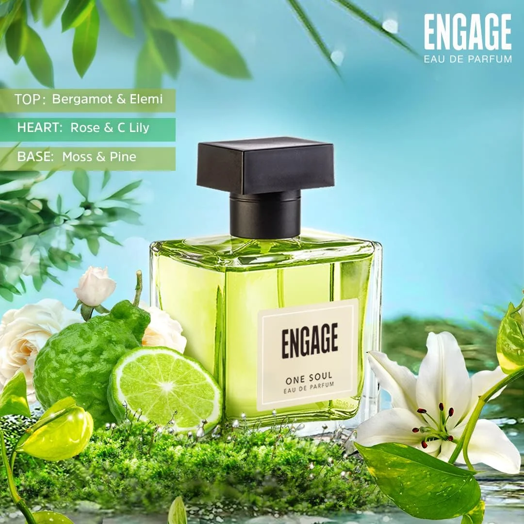 ادکلن بدون جنسیت Engage One Soul مناسب بانوان و آقایان، 100 میلی لیتر | یونیسکس، ماندگاری طولانی، رایحه مرکباتی و تند ادکلن بدون جنسیت Engage One Soul مناسب بانوان و آقایان، 100 میلی لیتر | یونیسکس، ماندگاری طولانی، رایحه مرکباتی و تند