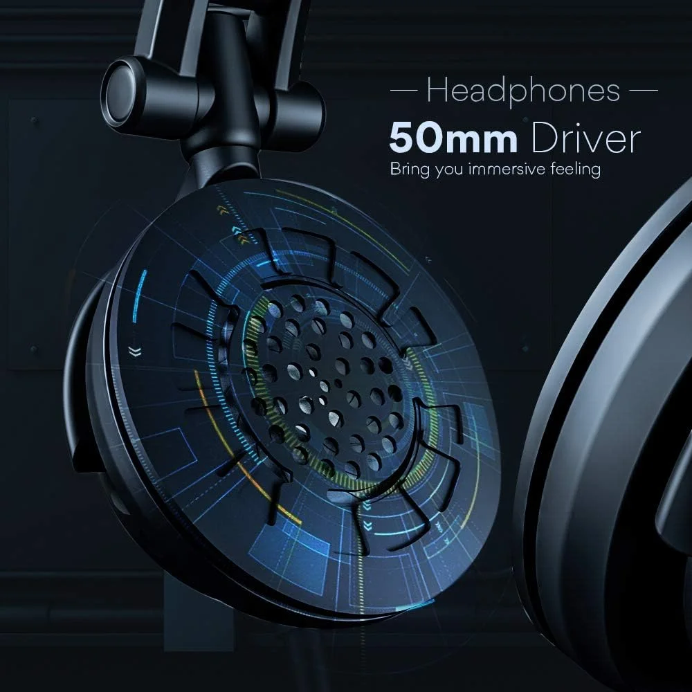 میکروفون USB مائونو با هدفون استودیویی 192kHz/24 bit مدل AU-A04H، میکروفون کاندنسر کاردیوید برای مک و ویندوز، یوتیوب، بازی، پخش زنده و صداگذاری میکروفون USB مائونو با هدفون استودیویی 192kHz/24 bit مدل AU-A04H، میکروفون کاندنسر کاردیوید برای مک و ویندوز، یوتیوب، بازی، پخش زنده و صداگذاری
