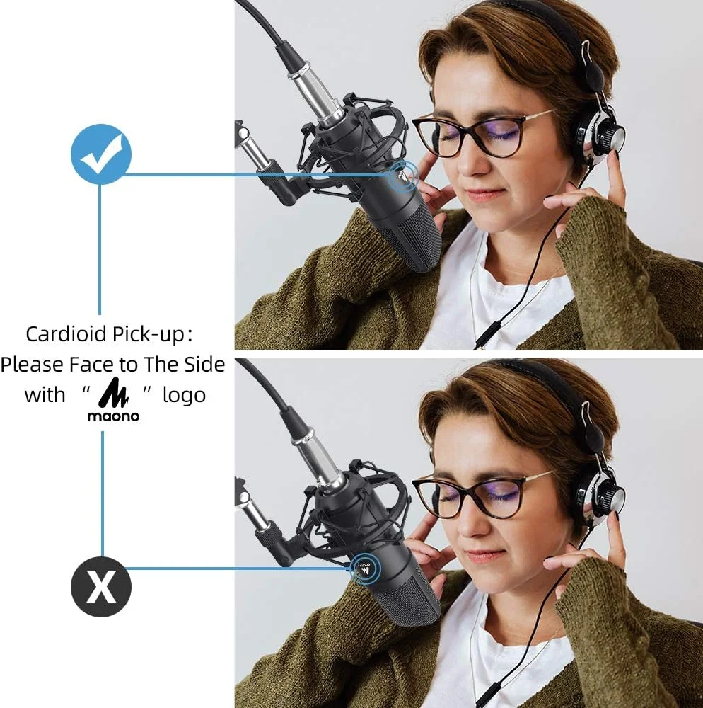کیت میکروفون کاندنسر XLR مدل Maono AU-A03 به همراه بازوی بوم و پایه میکروفون XLR (مشکی) کیت میکروفون کاندنسر XLR مدل Maono AU-A03 به همراه بازوی بوم و پایه میکروفون XLR (مشکی)