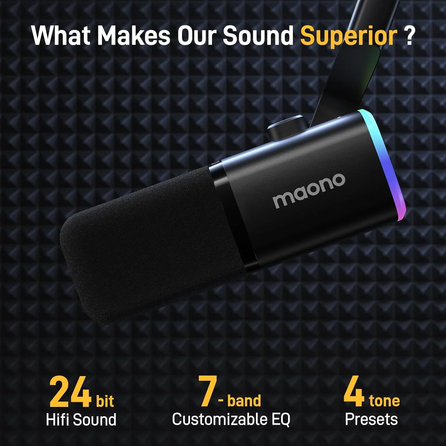 میکروفون گیمینگ داینامیک MAONO: میکروفون استریم و پادکست USB/XLR، میکروفون با نرم افزار، دکمه بی صدا و افزایش صدا، برای ضبط بازی های رایانه ای، PS4 PS5، PD100X میکروفون گیمینگ داینامیک MAONO: میکروفون استریم و پادکست USB/XLR، میکروفون با نرم افزار، دکمه بی صدا و افزایش صدا، برای ضبط بازی های رایانه ای، PS4 PS5، PD100X