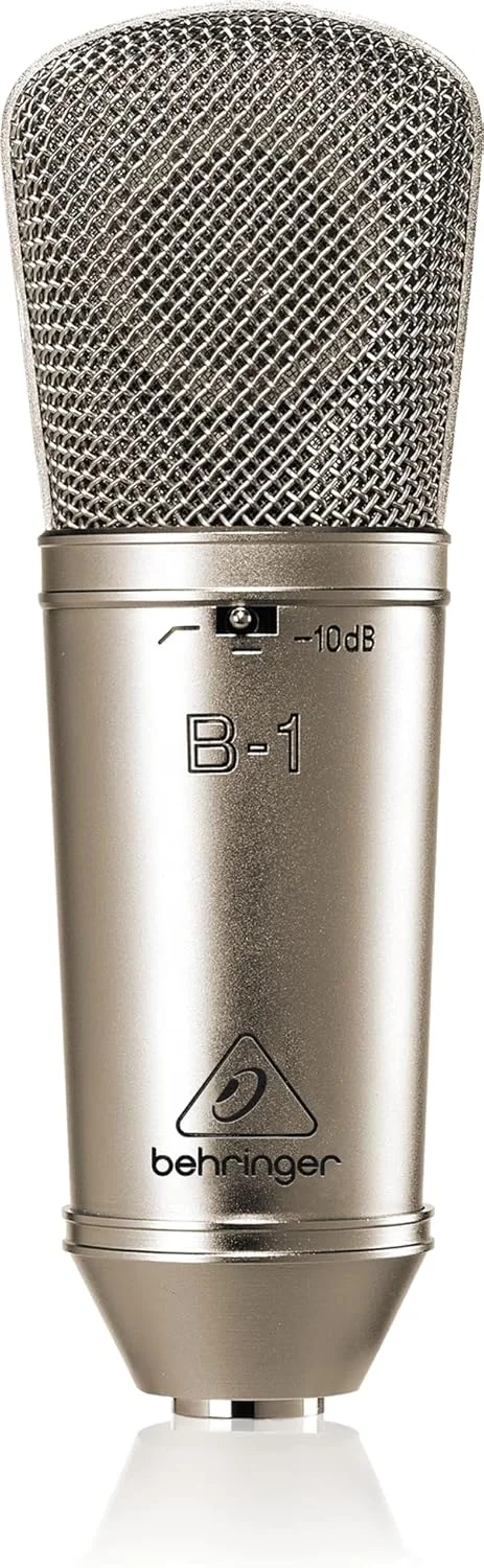 میکروفون استودیویی کاندنسر با دیافراگم بزرگ Behringer B-1 با روکش طلا