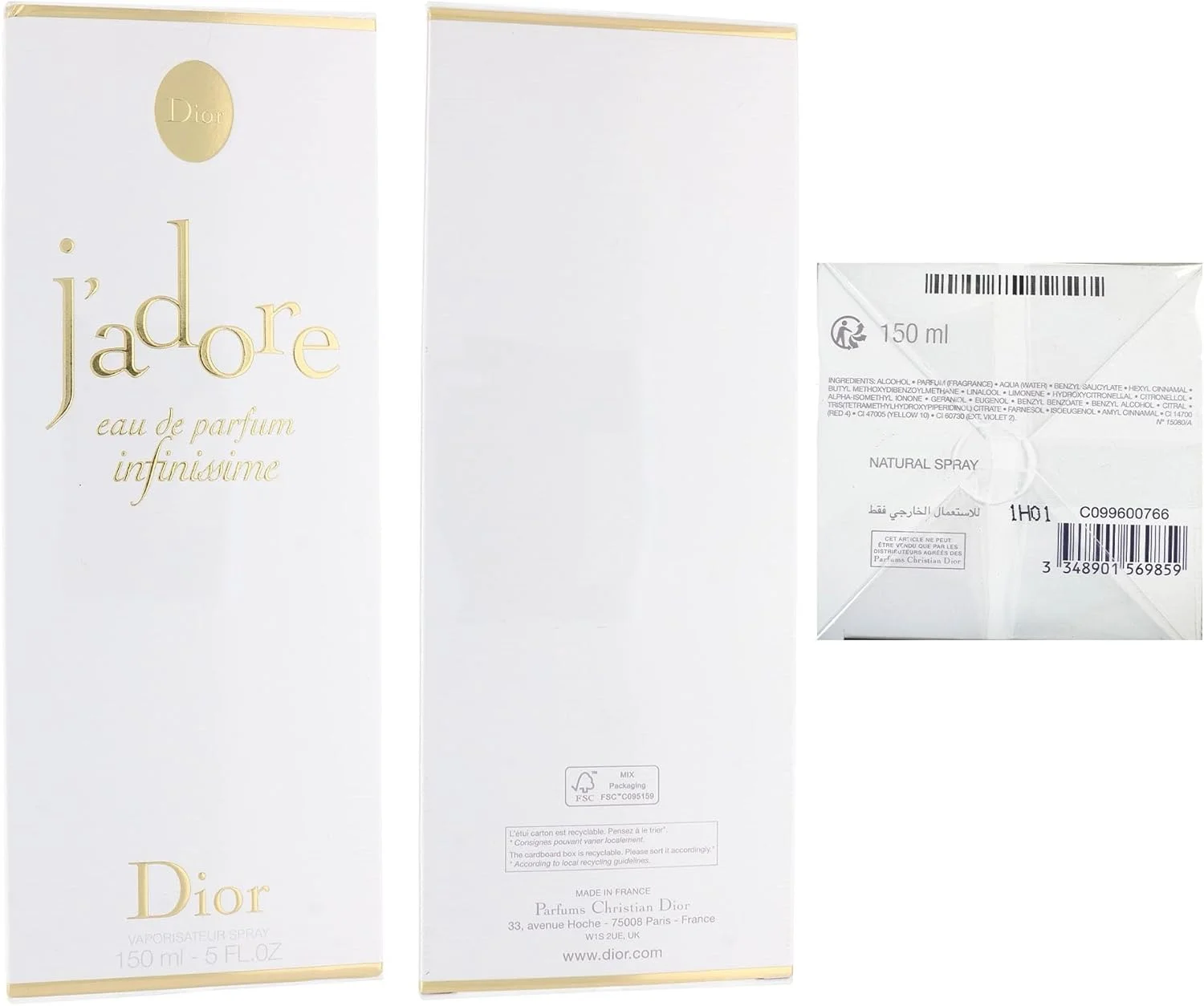 دیور J'adore Infinissime ادو پرفیوم زنانه 150 میلی لیتر دیور J'adore Infinissime ادو پرفیوم زنانه 150 میلی لیتر