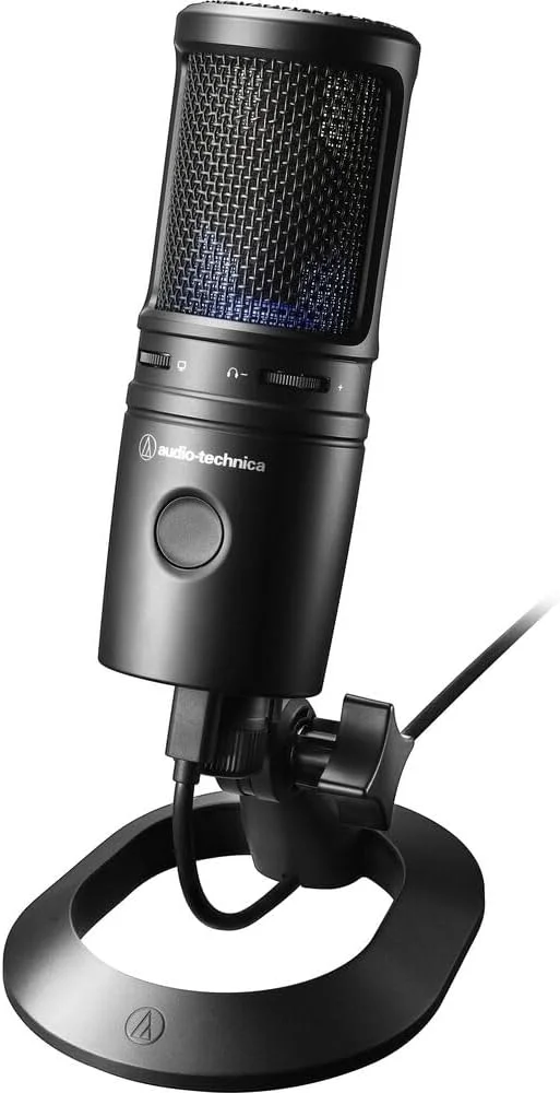 میکروفون USB کاندنسر کاردیوئید Audio-Technica AT2020USB-X به همراه بازوی میکروفون + فیلتر پاپ گیر باد + پارچه تمیز کننده (4 قلم) میکروفون USB کاندنسر کاردیوئید Audio-Technica AT2020USB-X به همراه بازوی میکروفون + فیلتر پاپ گیر باد + پارچه تمیز کننده (4 قلم)