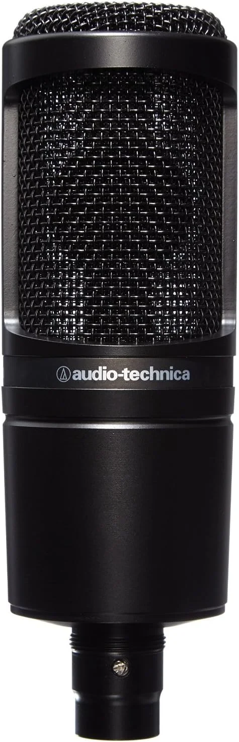 بسته میکروفون استودیویی کاندنسر کاردیوئید Audio-Technica AT2020 به همراه پاپ فیلتر بسته میکروفون استودیویی کاندنسر کاردیوئید Audio-Technica AT2020 به همراه پاپ فیلتر