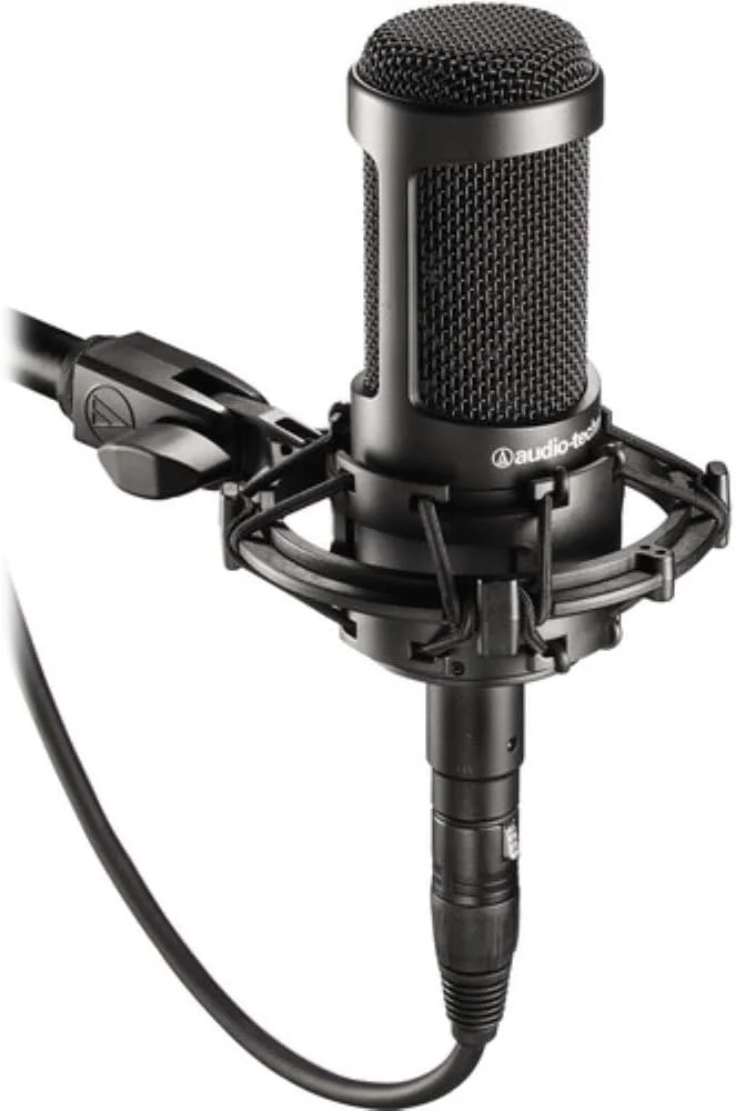 بسته میکروفون کاندنسر کاردیود Audio-Technica AT2035 به همراه کابل XLR + بازوی میکروفون + پاپ شیلد U شکل + پارچه میکروفایبر (5 قطعه) بسته میکروفون کاندنسر کاردیود Audio-Technica AT2035 به همراه کابل XLR + بازوی میکروفون + پاپ شیلد U شکل + پارچه میکروفایبر (5 قطعه)