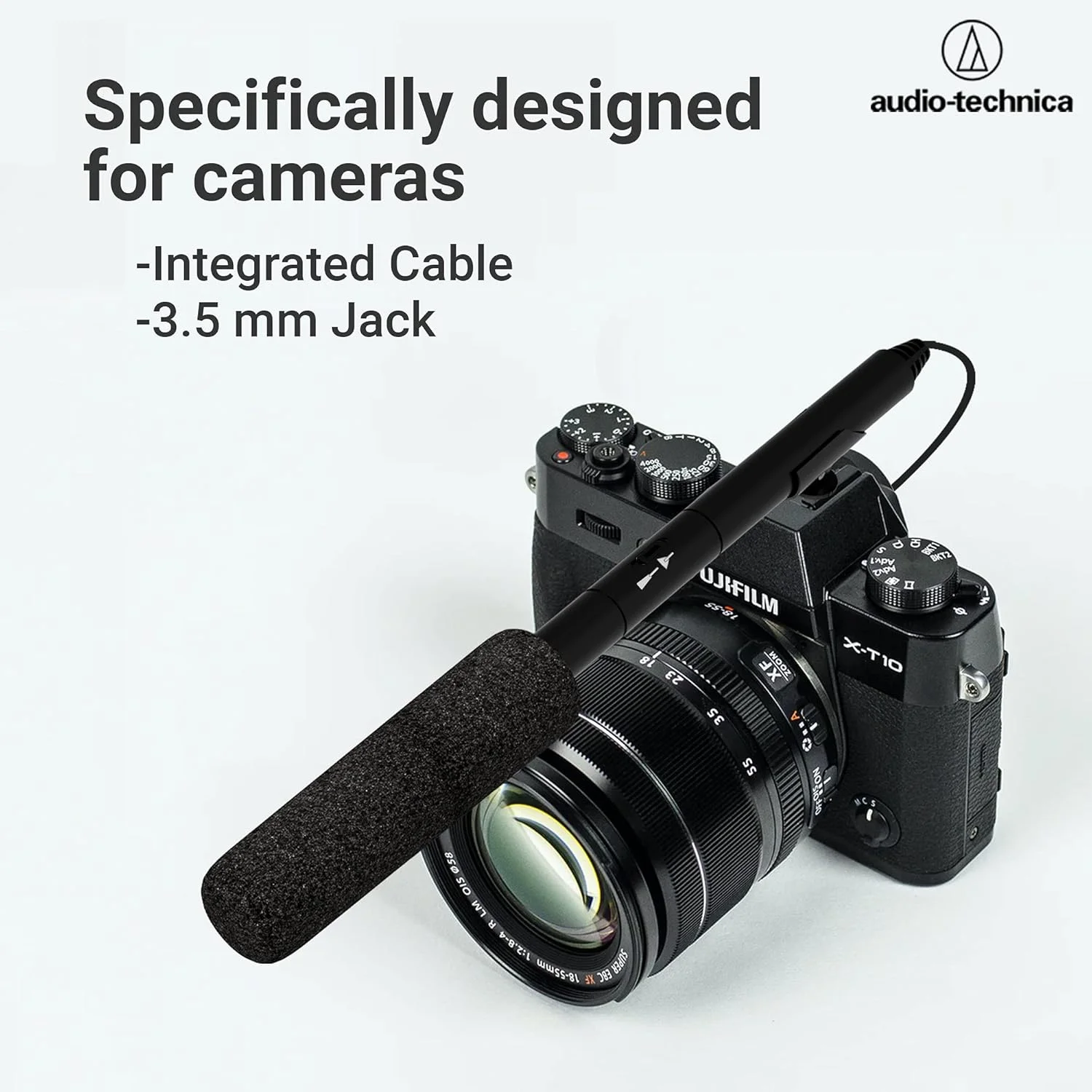 میکروفون شات گان کندانسر Audio-Technica ATR6550x (سری ATR)، مشکی میکروفون شات گان کندانسر Audio-Technica ATR6550x (سری ATR)، مشکی