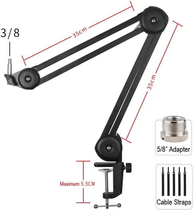 بسته میکروفون کاندنسر کاردیود Audio-Technica AT2035 به همراه کابل XLR + بازوی میکروفون + پاپ شیلد U شکل + پارچه میکروفایبر (5 قطعه) بسته میکروفون کاندنسر کاردیود Audio-Technica AT2035 به همراه کابل XLR + بازوی میکروفون + پاپ شیلد U شکل + پارچه میکروفایبر (5 قطعه)